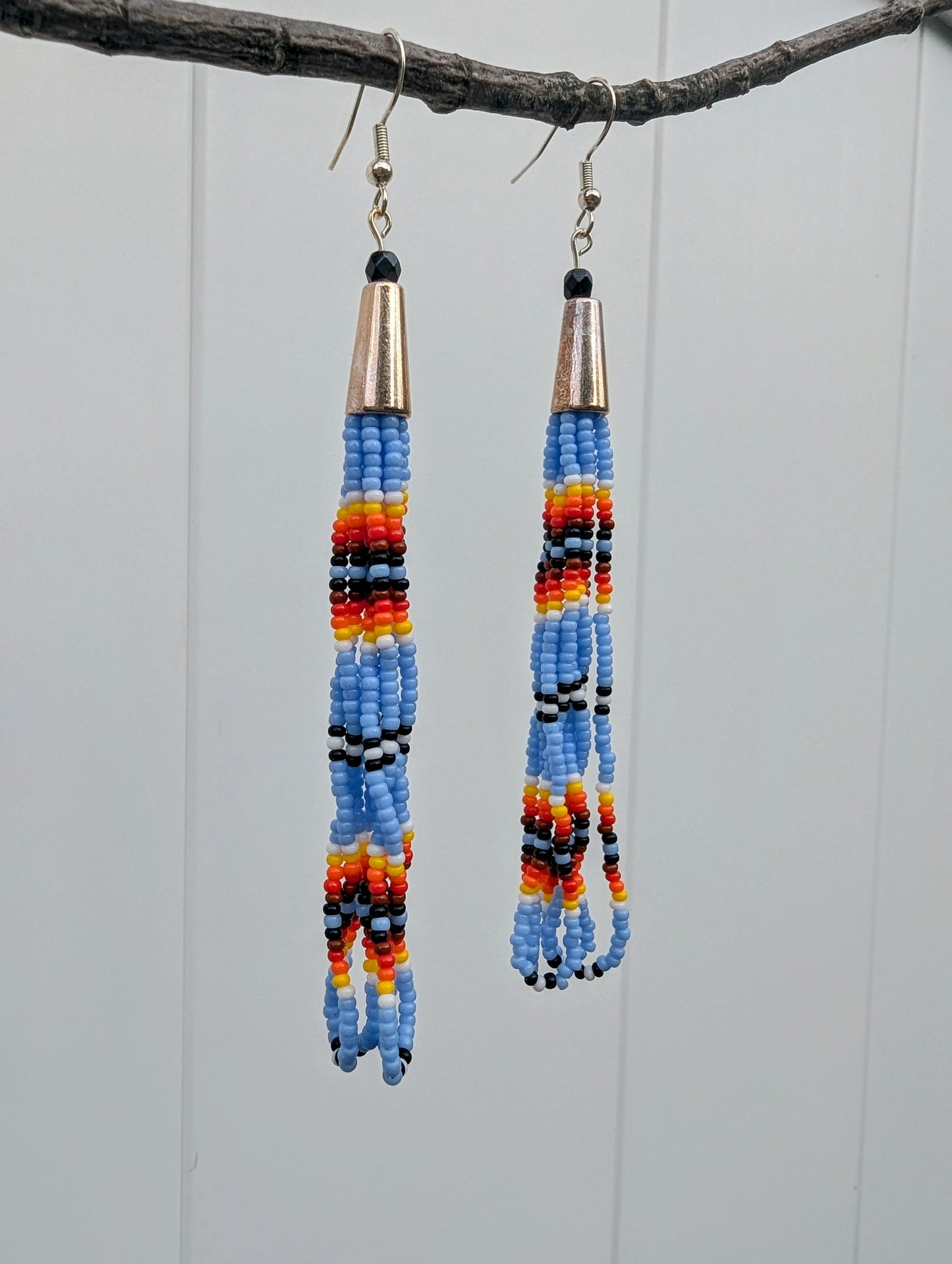 Periwinkle fire tassels