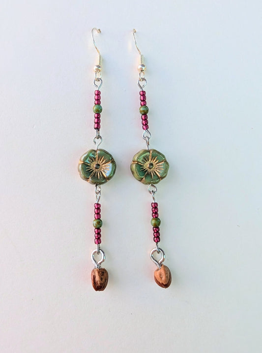 Pixie Cedar drops dangles