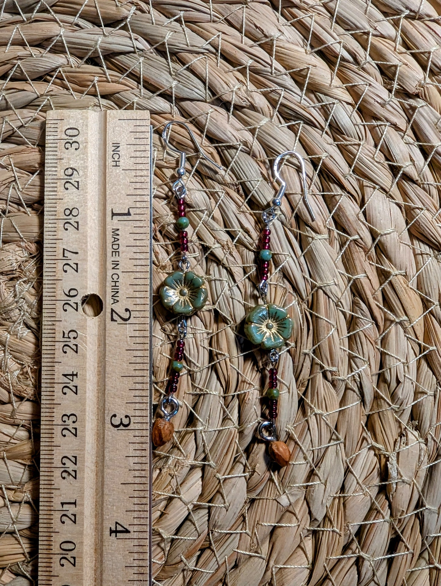 Pixie Cedar drops dangles